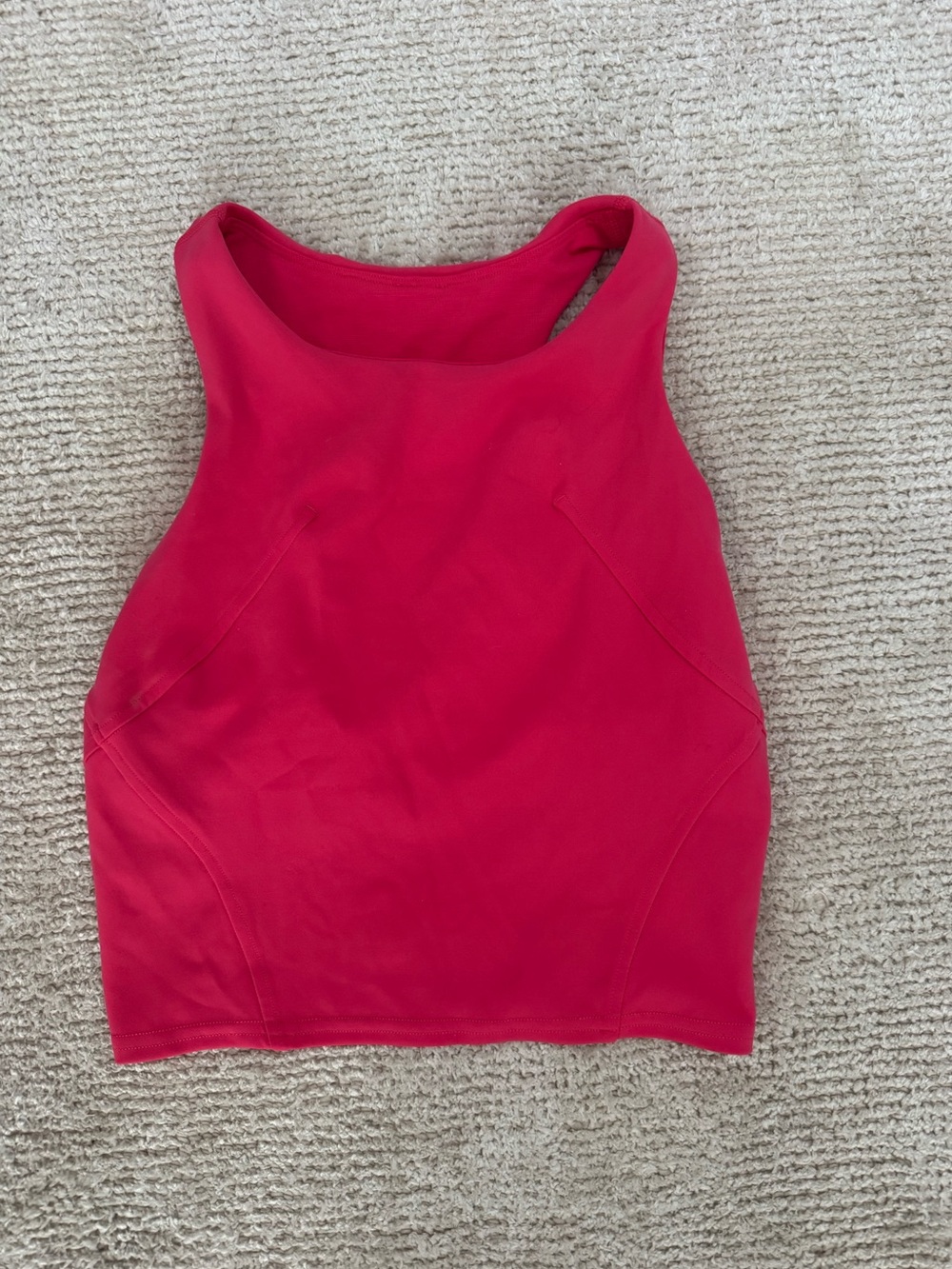 lululemon athletica Hot Pink High-Neck Tank
